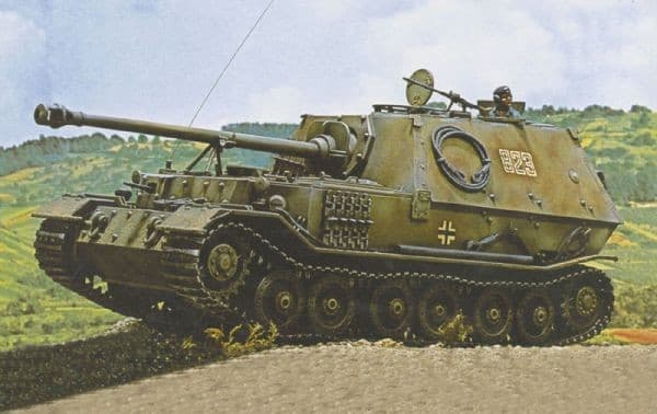 Italeri SD.KFZ.184 PANZERJAGER ELEFANT, Tank model, Kokoamispakkaus, 1:35, SD.KFZ.184 PANZERJAGER ELEFANT, Ei sukupuolirajoitusta, Muovi