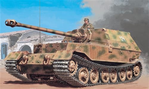 Italeri SD.KFZ.184 PANZERJAGER ELEFANT, Tank model, Kokoamispakkaus, 1:35, SD.KFZ.184 PANZERJAGER ELEFANT, Ei sukupuolirajoitusta, Muovi