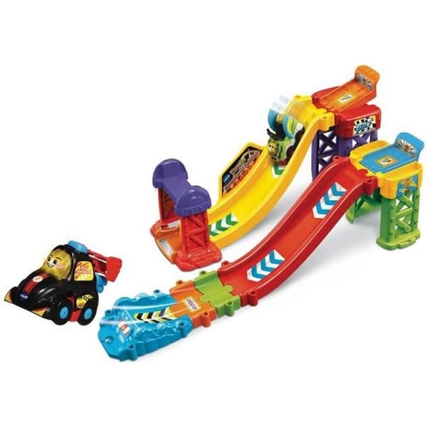 VTECH - Tut Tut Bolides - Extreme Stunts Springboard + Lucas, mästerskapets kung