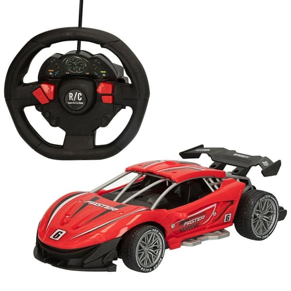 Radiostyrd bil Speed & Go 22 x 7 x 11 cm 1:16 Röd 6 antal