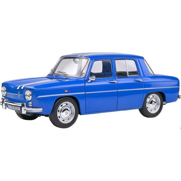 Miniatyrsamlingsbil - SOLIDO 1/18 - RENAULT 8 Gordini 1300 - 1967 - Blå - 1803604