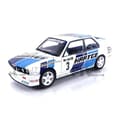 Miniatyrbild 2 av 4: Samlarbil i miniatyr - SOLIDO - BMW M3 E30 - Adac Rally 1990 - Vit / Blå - 1/18