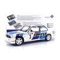 Miniatyrbild 1 av 4: Samlarbil i miniatyr - SOLIDO - BMW M3 E30 - Adac Rally 1990 - Vit / Blå - 1/18
