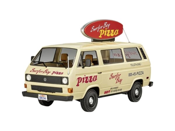 Revell 07725 Stranger Things Argyle's VWT3 Surfer Boy Pizza V Car modellsats 1:25