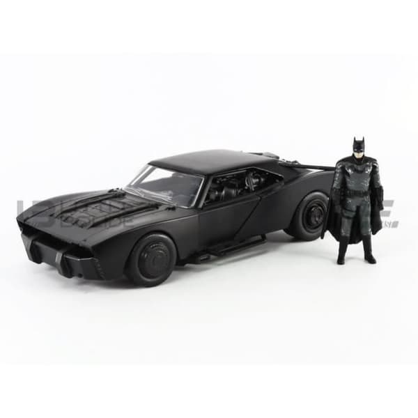Samlarbil i miniatyr - JADA TOYS 1/24 - BATMOBILE The Batman - 2022 - Svart - 32731BK