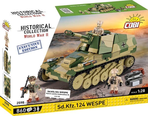 Cobi Blocks SD.KFZ.124 Wespe 860 blocks