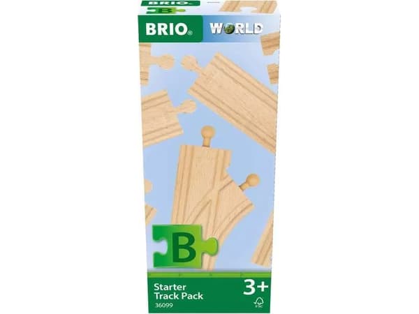 BRIO Starter Track Pack, Sporsett, 3 år, Beige