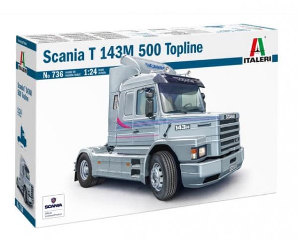 Plastic model Scania T 143M 500 Topline 1/24