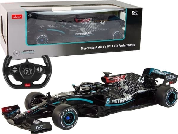 Rastar R/C kilpa-auto Mercedes-AMG F1 1:12