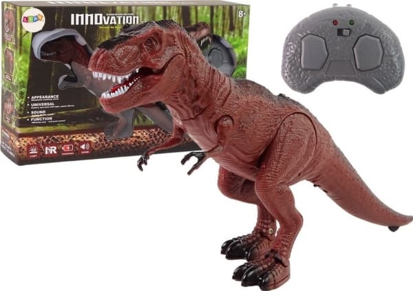 LeanToys Dinosaurie Batteri Tyrannosaurus Rex Fjärrstyrd ljud LEAN Toys