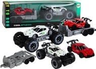 LeanToys Off-Road Car White Tow Truck Sportskjøretøy
