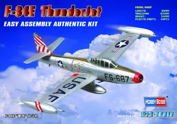 Hobby Boss Plast modell F-84E -naikintuvas