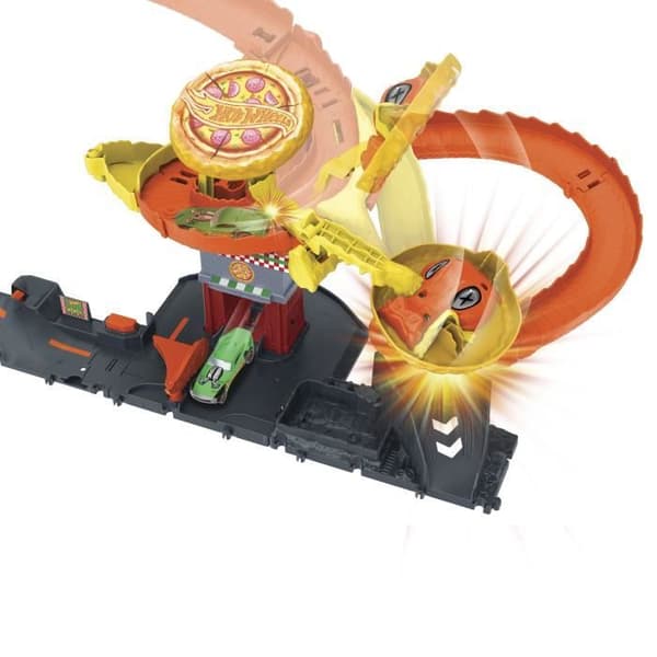 Hot Wheels - Pizzeria Attack - Set med bil HTN81