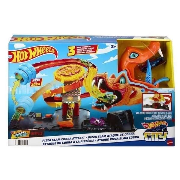 Hot Wheels - Pizzeria Attack - Set med bil HTN81