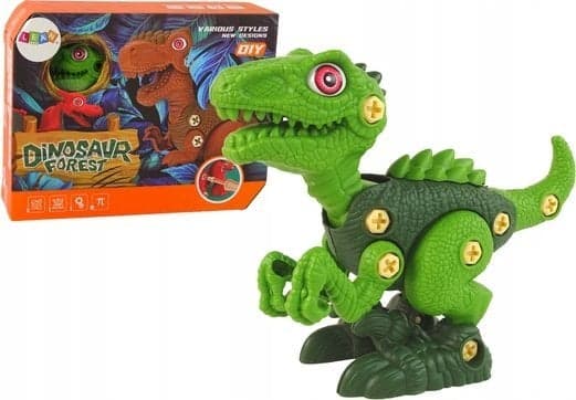 LeanToys Dinosauriedemontering DIY Gröna LEAN leksaker