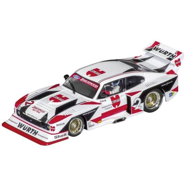 Racingbil - CARRERA - Ford Capri Zakspeed Turbo Team Würth-Zakspeed, nr.2 - Vit - Vuxen - Interiör