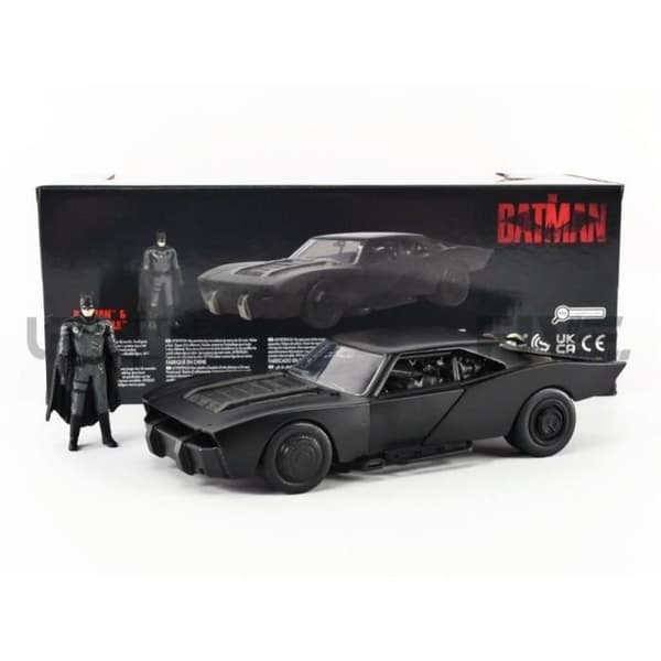 Samlarbil i miniatyr - JADA TOYS 1/24 - BATMOBILE The Batman - 2022 - Svart - 32731BK