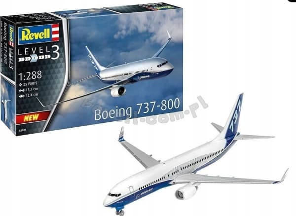 Cobi flymodellsett Revell 63809 1:288 BOEING 737-800