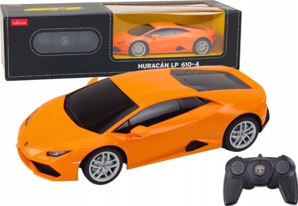 LeanToys Auto R/C Lamborghini Huracan 1:24 Rastar Pomarańczowy - Rastar Pomarańczowy