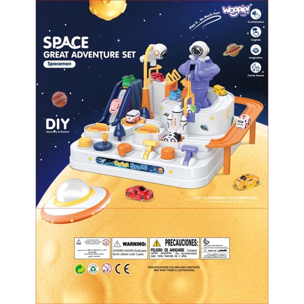 WOOPIE interaktiv bilforhindringsbane "Astronaut Adventure"