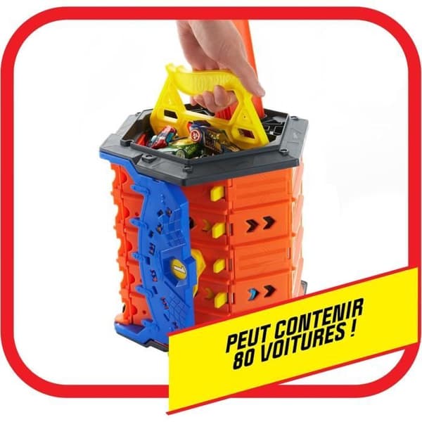 Leksak - HOT WHEELS - Actionbana Bärbar Förpackning - 5 Vägar - Inkluderar 1 Fordon