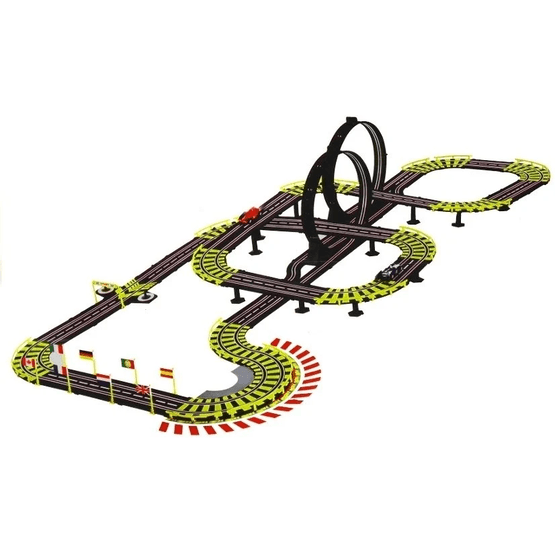 Elektrisk to-sporet racerbane - 12 meter