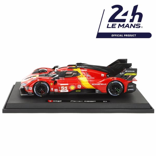 Bil Bburago Ferrari Racing 499 LMH #51 1:18