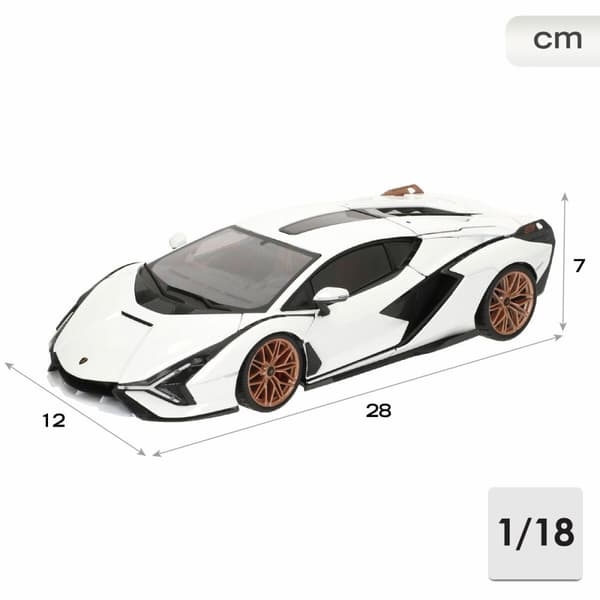 Bil Bburago GT-Lamborghini Sian FKP 37 1:18