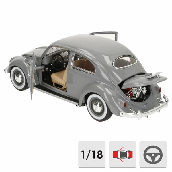 Bil Bburago GT-Volkswagen Kafer Beetle (1955) 1:18