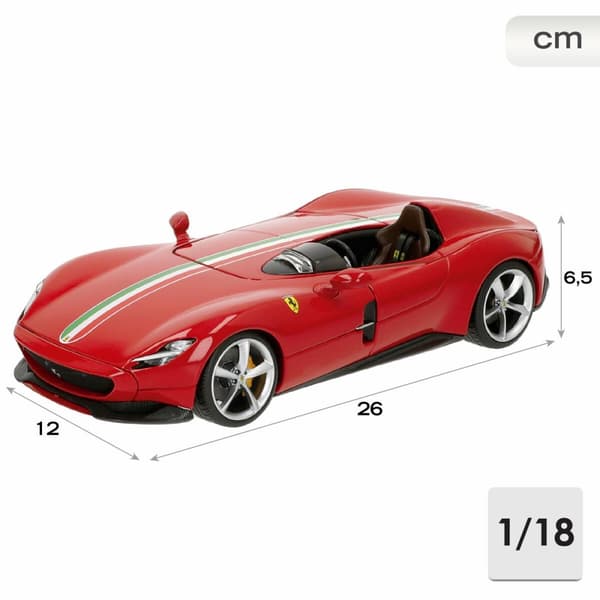 Bil Bburago Ferrari Monza SP1 1:18