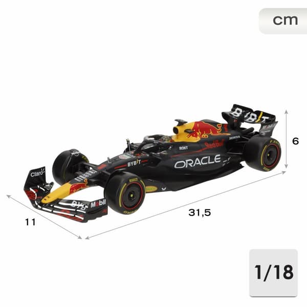 Bil Bburago F1 Race Oracle Red Bull Racing RB19 1:18