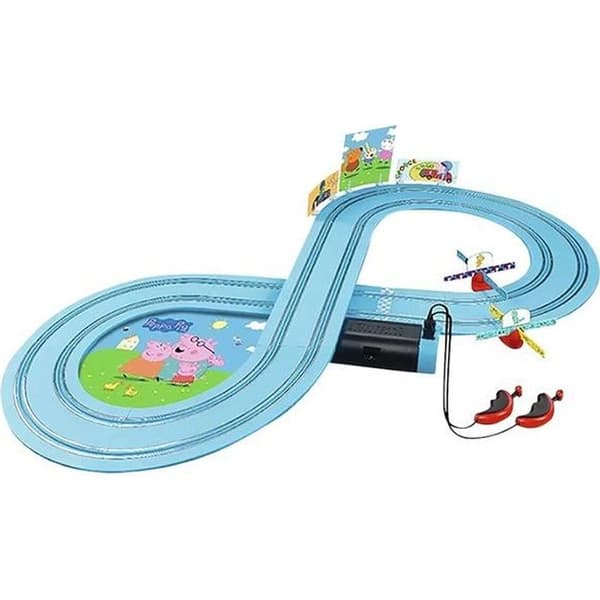Peppa Pig racingbana - Carrera First - 2,40m - 2 hastighetsregulatorer