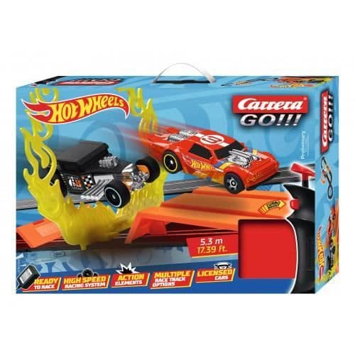 Elektrisk krets Hot Wheels - Carrera GO!!! 62564 - 2 bilar ingår - HotWheels City
