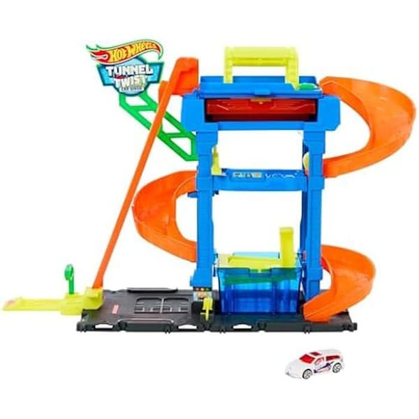 Hot Wheels - Let's Race Netflix - City The Wash Tunnel - Color Shifters - Barnleksak