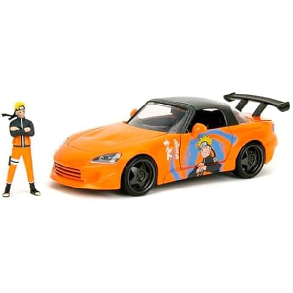 Die-cast - JADA - Naruto 2001 Honda S2000 - Flerfärgad - 1:24 - Perfekt gåva för barn