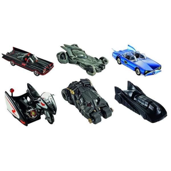 Fordon - Grupo Erik - Batmobil - Sortiment av 8 fordon - Svart - För barn från 3 år