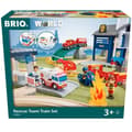 Miniatyrbild 1 av 6: Emergency Intervention Circuit - BRIO - 36025 - Blandad träleksak med poliser, brandmän och ambulanspersonal