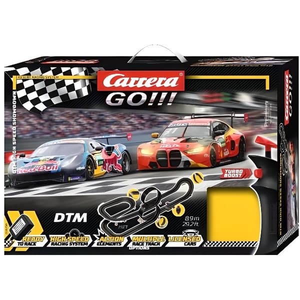 Carrera GO!!!-racingset DTM High Speed Showdown - CARRERA - 62561 - Interiör - Vit - Unisex