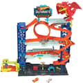 Miniatyrbild 1 av 6: Hot Wheels City-Ultimate Garage-Set med 2 bilar ingår HKX48