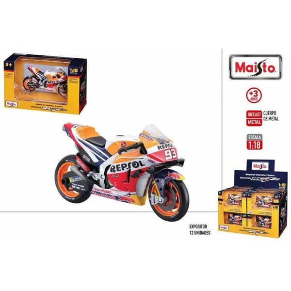 Motorcykel Colorbaby 1:18