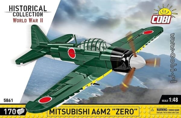 Cobi COBI 5861 Historical Collection WWII Mitsubishi A6M2 "Zero" 170 klocków