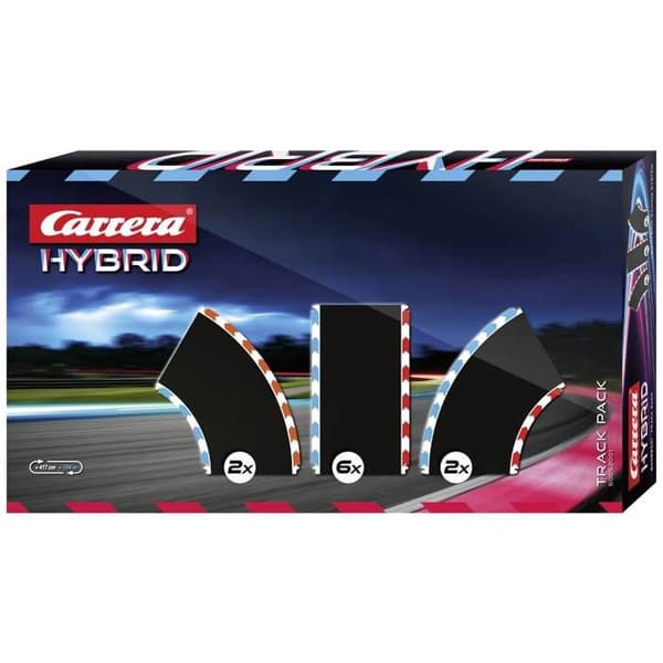 Carrera Hybrid 50052001 Hybrid Pack av racingbanor Kit förlängning