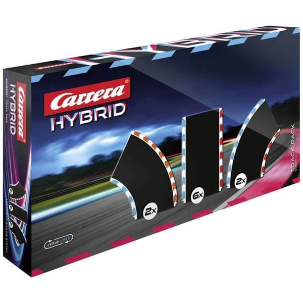 Carrera Hybrid 50052001 Hybrid Pack av racingbanor Kit förlängning