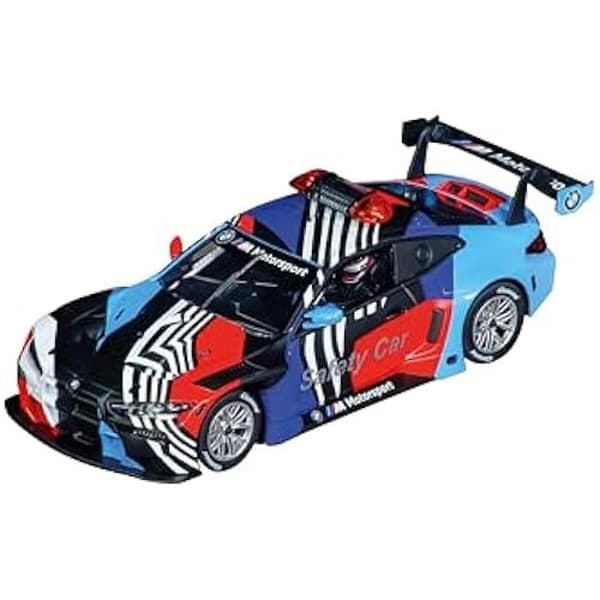 Säkerhetsbil - CARRERA - BMW M4 GT3 - Skala 1:24 - Framsidans och baksidans lampor - Lämplig för barn