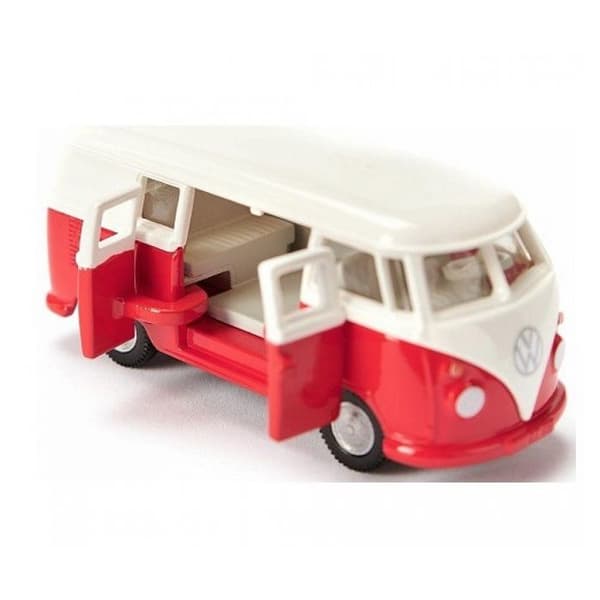 Bil - SIKU - VW T1 Buss - Skala 1:32 - 4 delar - Från 3 år