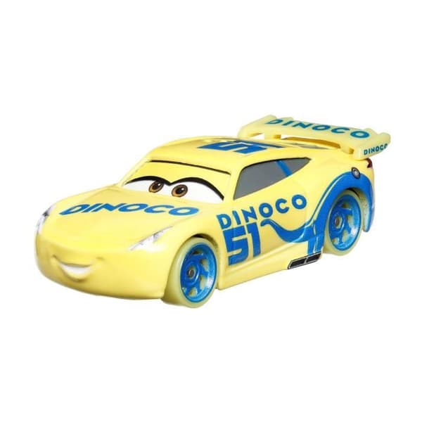 Massa fosforescerande minibilar i formgjutna 1:55 - MATTEL