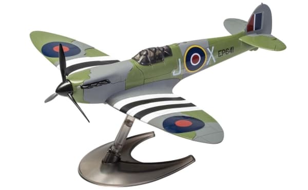 Airfix J6045, Luftfarkostmodell med fast vinge, Monteringssats, D-Day Spitfire, Alla, 34 styck, 5 År