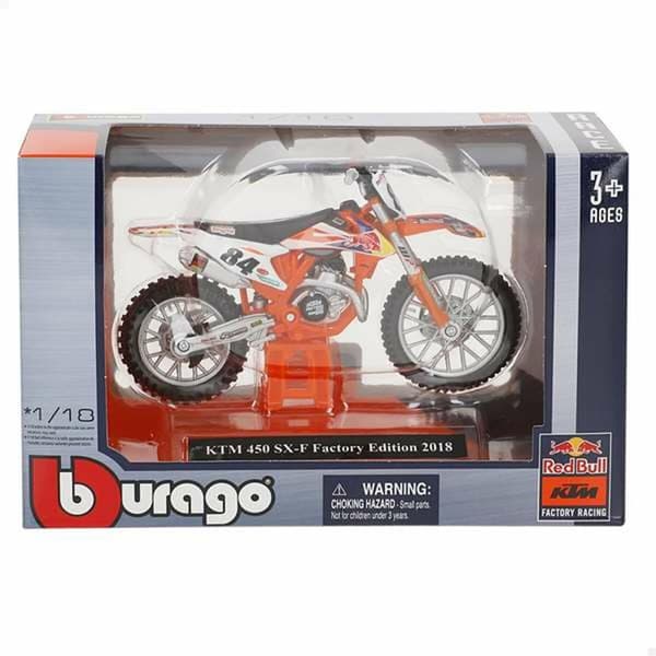 Motorcykel Colorbaby Wrb Ktm Cross 1:18