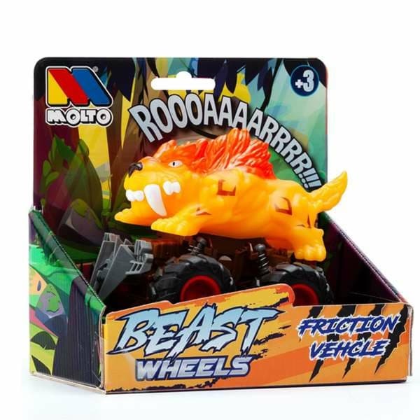 Svinghjulsbil Moltó Beast Wheels Multifarvet