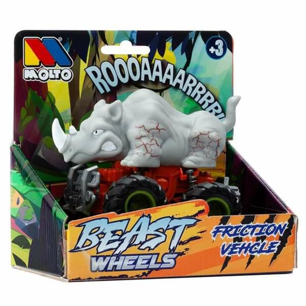 Svinghjulsbil Moltó Beast Wheels Multifarvet